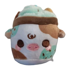 Plush Goals Cuddle Barn Mint Chocolate Chip Mooshake Charm Keychain Backpack