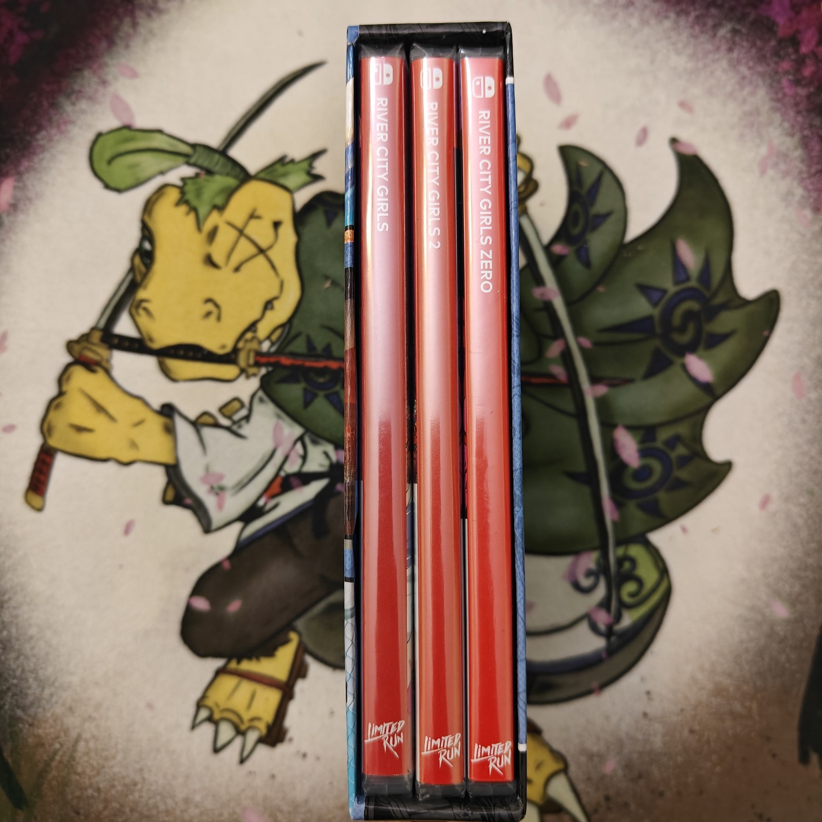 River City Girls Zero 0 / 1 Foil Cover / 2 - Slipcover Soundtrack - Switch - New