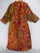 Traditional Long African Cotton Kaftan Senegalese Intricately Patterned Size XXL