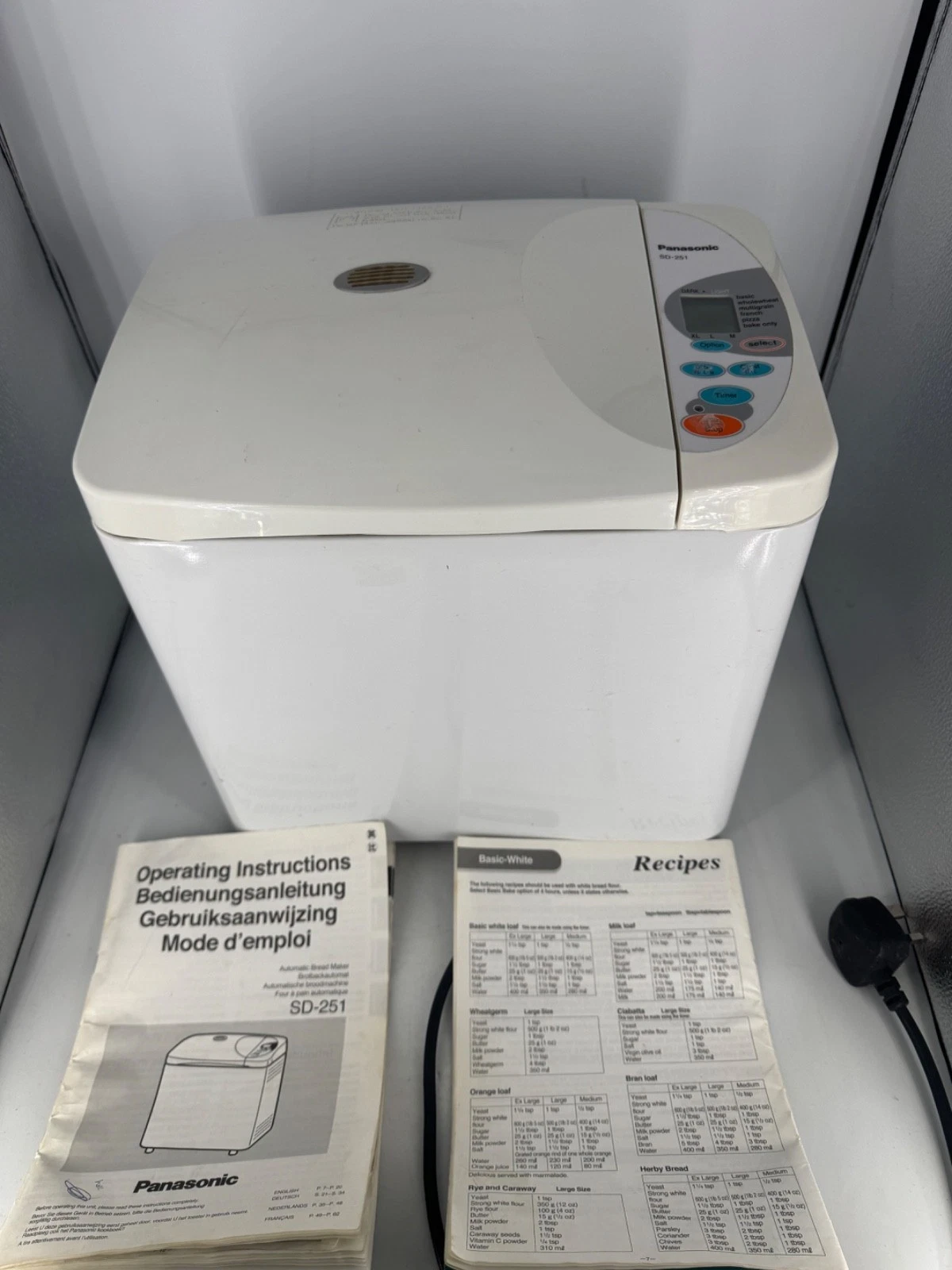 Panasonic SD-251 Breadmaker