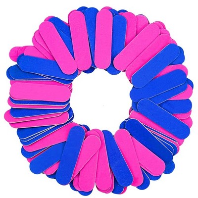 100 PCS Mini Nagelfeilen 180/240 Grit Doppelseitige Einweg Nagelfeile