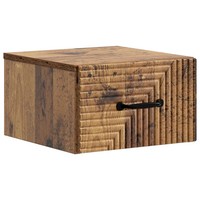 Nachttisch Wandmontage Altholz 34,5 X 33 X 20 Cm