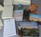 Retired BREAKERS Hotel PALM BEACH Wicker Souvenir + Stationery Display + Blanket — photo 5