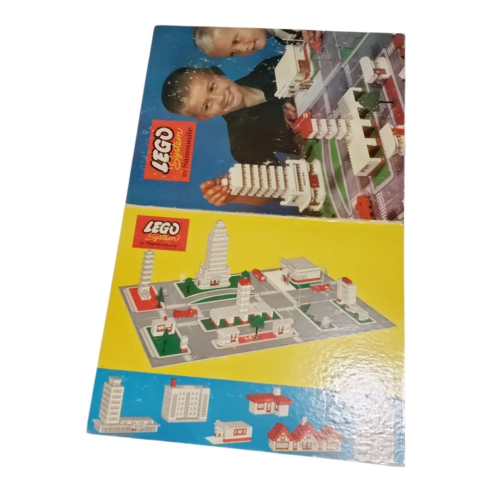 Rare Vintage 1961 LEGO System 725 Town Plan with box and parts By Samsonite - Image 4 of 4