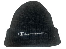 Black Grey Stitching Champion Beanie