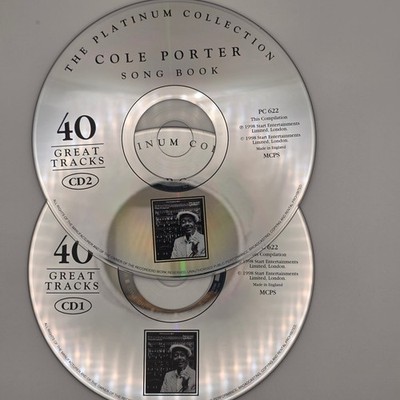 Cole Porter Platinum Collection CD Album 2-CD Set 40 Great Tracks 1998 England