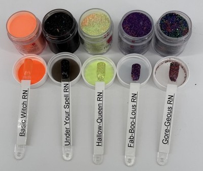 Revel Nail Dip Power Lot Halloween Fall Pick Your Poison spooky 1oz jars Glitter