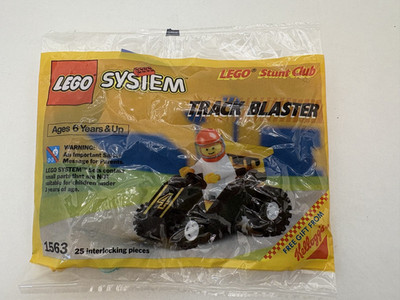 LEGO  System Kellogs 90er 1563 Polybag Track Blaster NEU & OVP MISB NEW KD