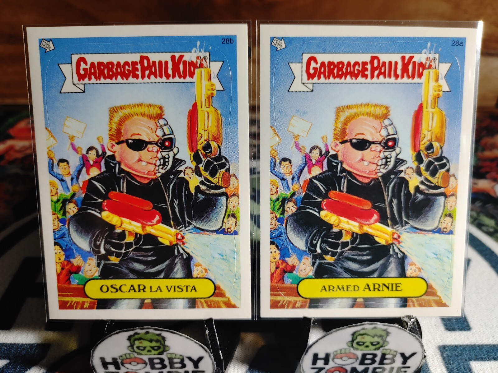 Arnold Schwarzenegger Terminator James Cameron Spoof 2004 Garbage Pail Kids Card