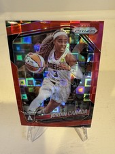 2025 WNBA PRIZM JORDIN CANADA #120 RED PANDORA /199 ATLANTA DREAM