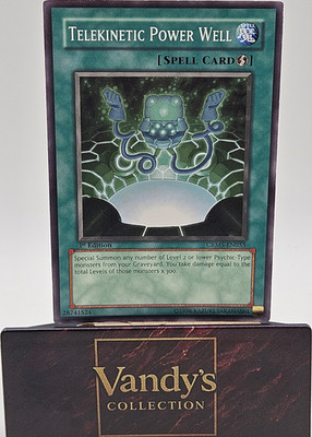 Konami Yu-Gi-Oh! Telekinetic Power Well CRMS-EN055 1st Edition Spell