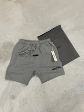 Mens M Fear of God Essentials Shorts SS22 Dark Oatmeal