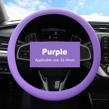38cm Silicone Steering Wheel Cover Non-slip Breathable Universal Fit
