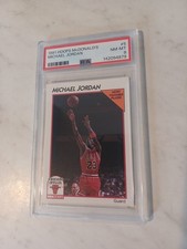 1991 HOOPS McDonald's Michael Jordan #5 PSA 8 NM-MT Chicago Bulls HOF