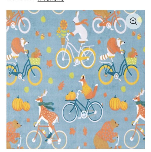 Way To Celebrate Harvest Critters 50X60 Fall Velvet Plush Throw Blanket - Picture 7 of 12