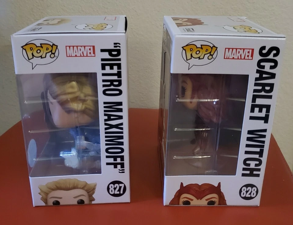 Pietro Maximoff & Bruja Escarlata Exclusivo Wandavision Marvel Funko Pop! Set Foto 3 de 4