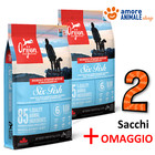 2 Säcke - ORIJEN Hund Six And Fisch → 11,4 KG - Mit Fisch für Hunde Adult