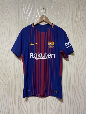 BARCELONA 2017 2018 HOME SHIRT JERSEY NIKE 847190-457 sz S