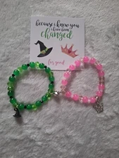 Wicked The Musical/movie Bracelets/glinda/elphaba/best Friends