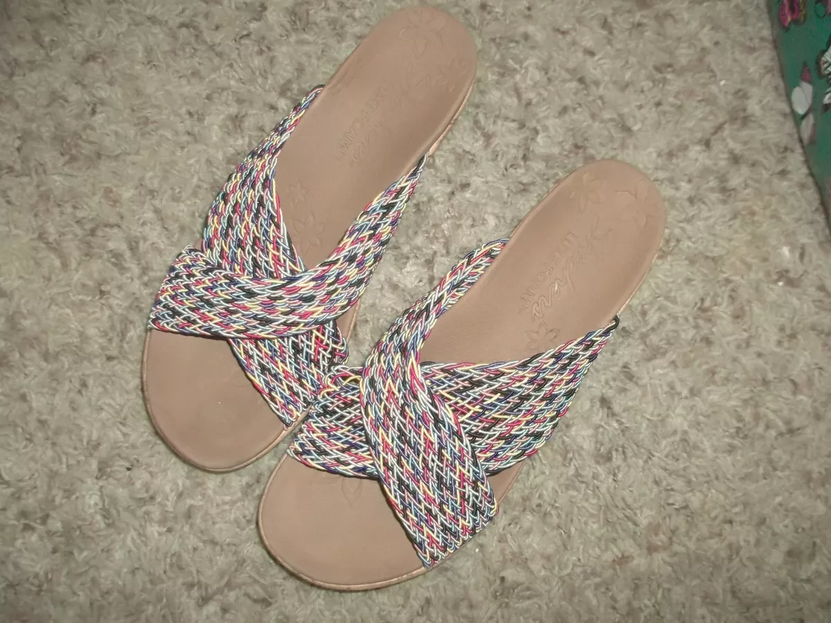 Skechers wedge top sandals size 7
