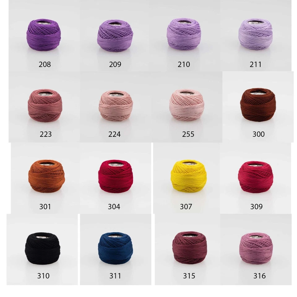 Dmc Pearl Cotton Balls Size 8, Perle Cotton Balls, Cross Stitch Needlework - Image 2 of 4