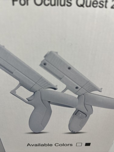 VR Game Gun Pistol Grips Accessories for Meta/Oculus Quest 2 Controllers - Picture 3 of 3