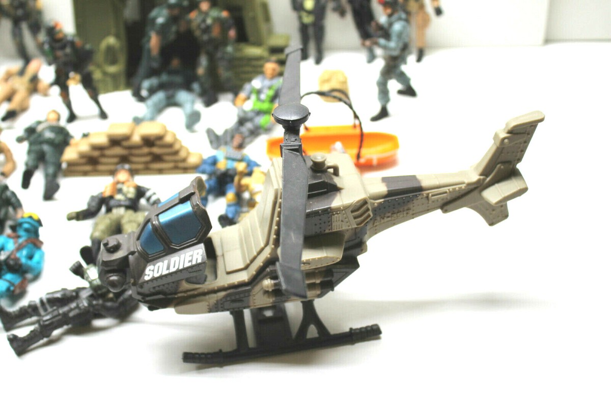Soldier Force Deluxe Combat Helicopter & Soldier Action Figures+
