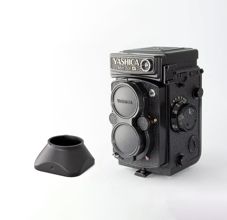 Gegenlichtblende Für Yashica Mat 124G & Rolleiflex - Bay 1 Bajonett Für Mittelformat Kameras