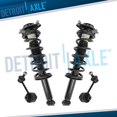 Rear Struts w/ Coil Spring Assembly Sway Bars for 2013-2017 Subaru XV Crosstrek