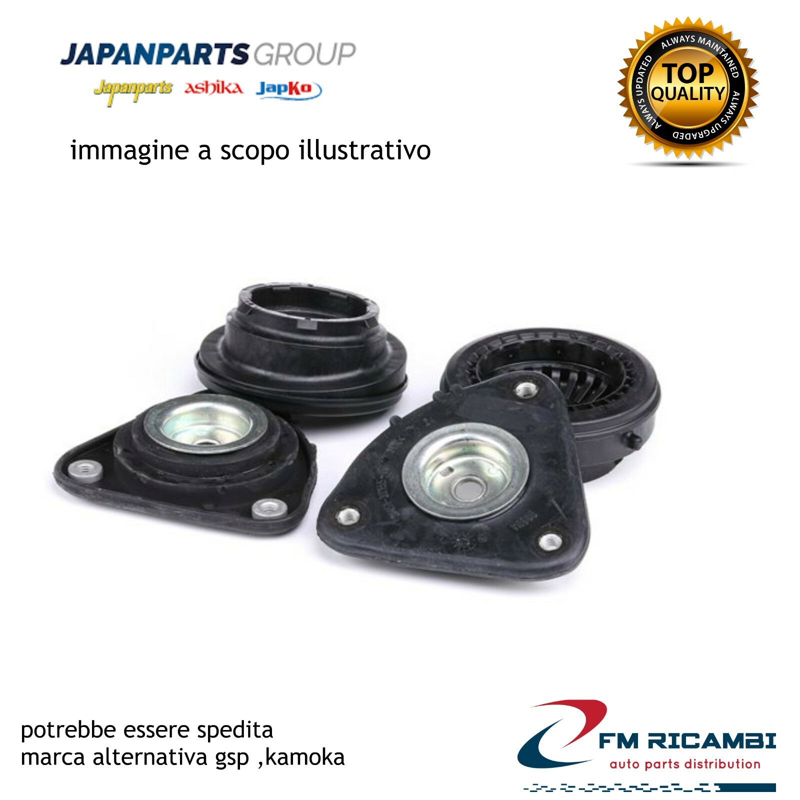 RU-2354 JAPANPARTS Supporto ammortizzatore ISUZU D-MAX (8DH) 2.5 D 4x