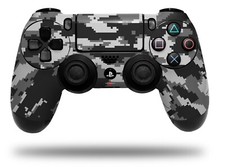 Skin for Playstation 4 Sony PS4 Controller WraptorCamo Digital Camo Gray