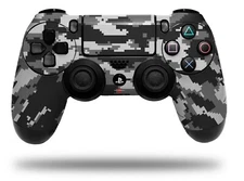 Skin for Playstation 4 Sony PS4 Controller WraptorCamo Digital Camo Gray