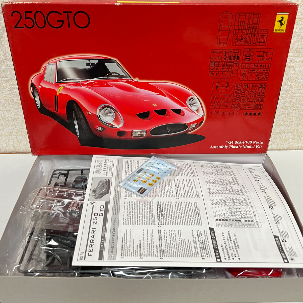 FUJIMI 1/24 Real Sports Car Series Ferrari 250 GTO Plastic