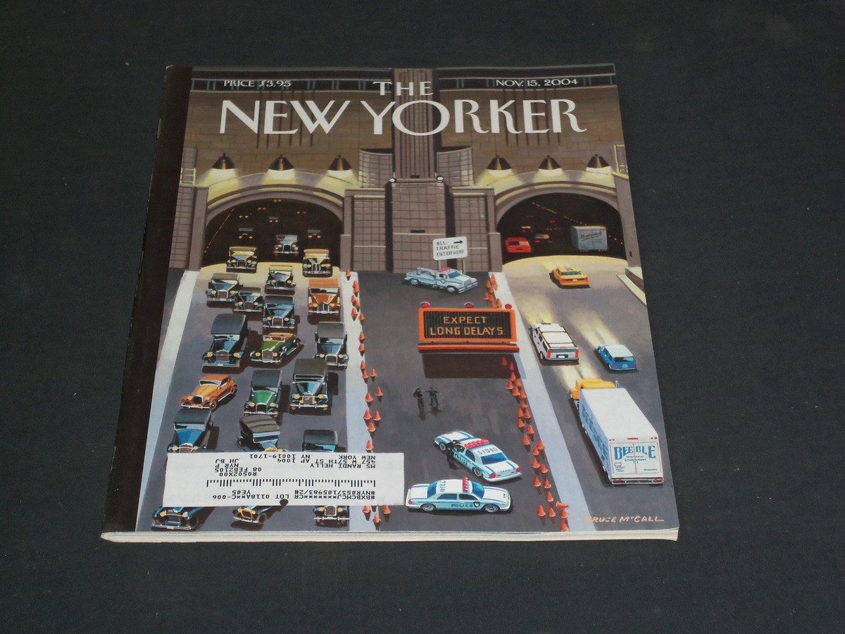 2004 NOVEMBER 15 THE NEW YORKER MAGAZINE - ILLUSTRATED COVER - NY