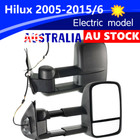 <!--F#f_0-->2025 Pair Black Extendable Towing Mirrors for Toyota Hilux 2005-2015 x2<!--F/-->