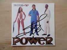 Ice-T autograph signed CD booklet "Power"