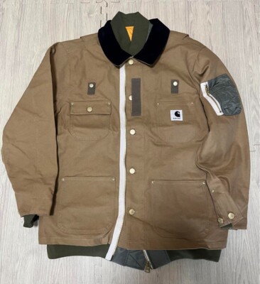 ジャケット・アウター Carhartt x sacai Canvas MA-1 Michigan Carhartt WIP x Sacai Canvas MA-1 Michigan Beige M size | eBay
