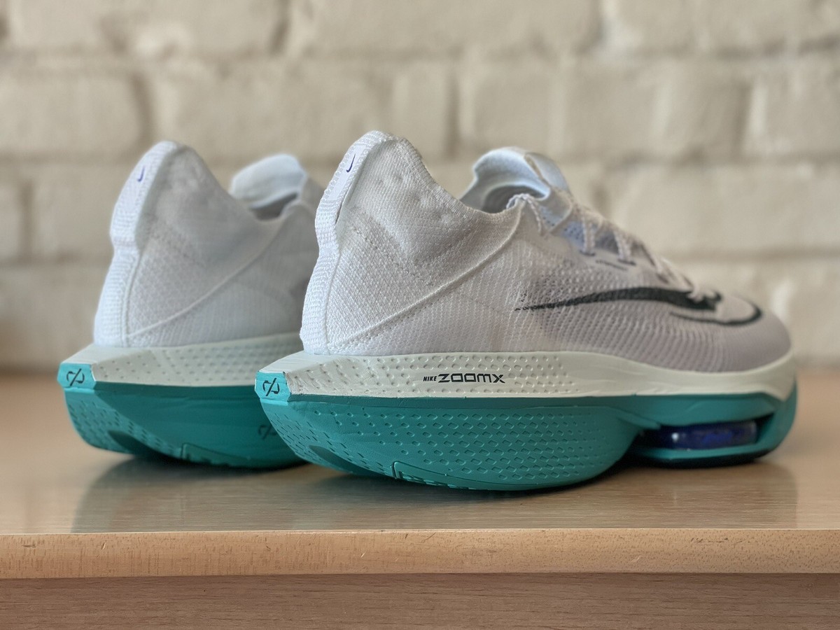 Nike Air Zoom AlphaFly Next% 2 White Jade Running Shoes Nike Air Zoom AlphaFly Next% 2 White Jade Running Shoes