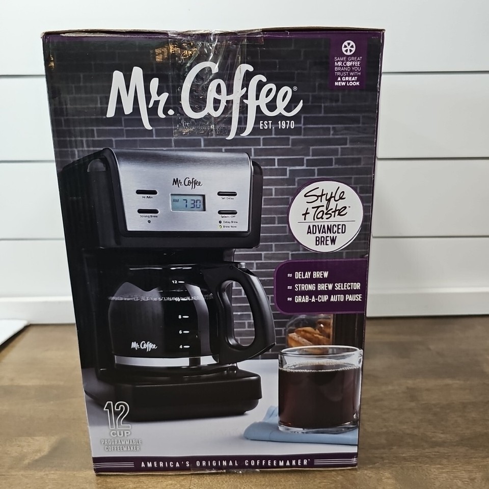Mr. Coffee JWX31 12Cup Programmable Coffeemaker New 721792307312 eBay