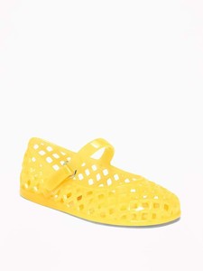 old navy yellow flats