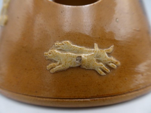 ANTIQUE ROYAL DOULTON POTTERY MATCH STRIKE HOTEL KNICKERBOCKER NEW YORK L.STRAUS - Picture 2 of 11