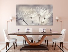 LEINWAND BILD WANDBILD PUSTEBLUME KUNSTDRUCK NATUR BILDER DEKO XXL BLUMEN CANVAS