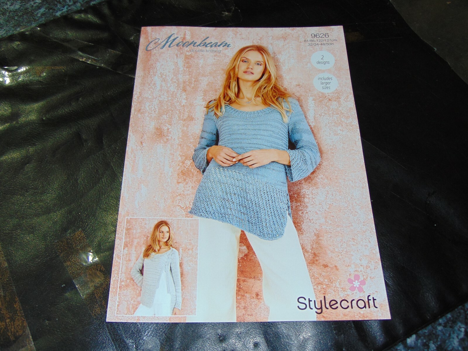 Stylecraft Double Knit Pattern 9626 (2 Designs) Jumper & Cardigan 32/34 - 48/50