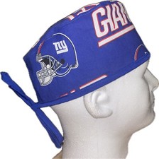 NFL New York Giants Red Scrub Hat Chemo Cap