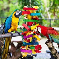 MEWTOGO Extra Large Bird Parrot Toys for Macaws, African Grey, Parrots