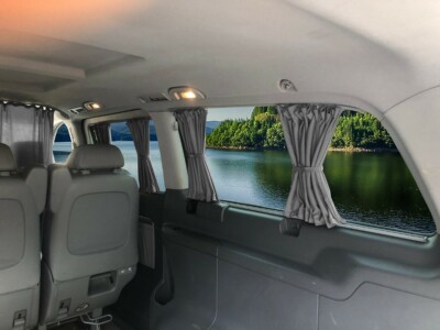 Gardinen für Mercedes Vito Viano W639 mittlerer Radstand Grau 703