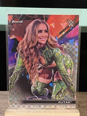 2021 Topps Finest WWE Aliyah X-FRACTOR Refractor #75 (NXT) | eBay