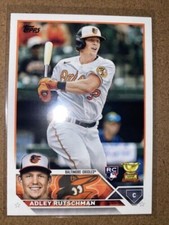2023 Topps Series 1 Adley Rutschman RC Gold Cup Baltimore Orioles Rookie A-22