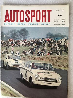 Autosport Magazine 4 March 1966 Test Fiat Abarth 500 850 Le Mans 66 Entry List