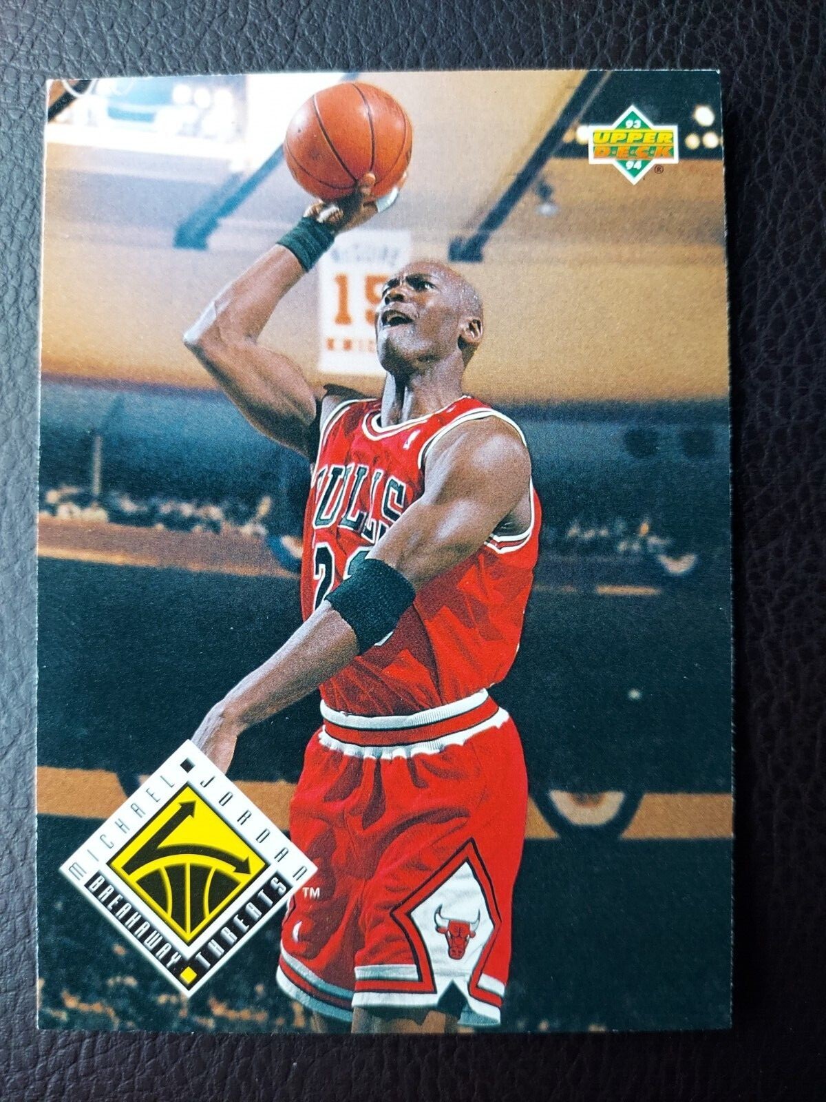 1993-94 Upper Deck Michael Jordan Breakaway Threats #438 Bulls ~ $.99 Shipping!